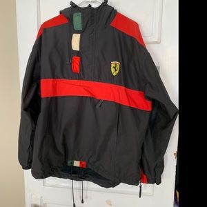 Ferrari Parka Half Zip Sz Large